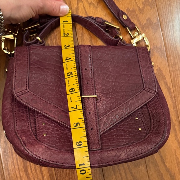 Tory Burch The 797 Pouch Plum Burgundy Crossbody Bag Oxblood - Picture 14 of 16